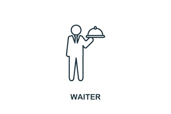 Enhance Your Design Projects with the Versatile Waiter Icon