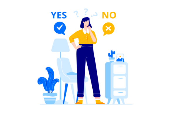 Enhancing Your Projects with Yes or No Vector Illustration