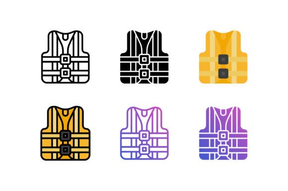 Explore the Versatile Life Vest Icon for Your Creative Projects