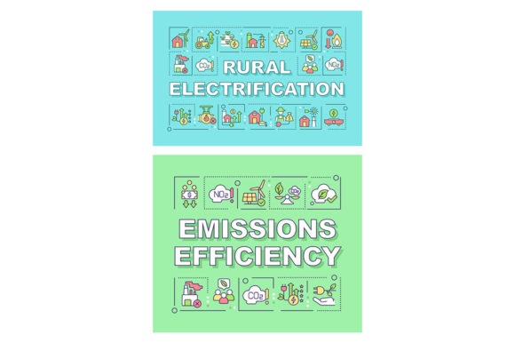 Rural Electrification Word Banner Set: A Comprehensive Toolkit for Your Projects
