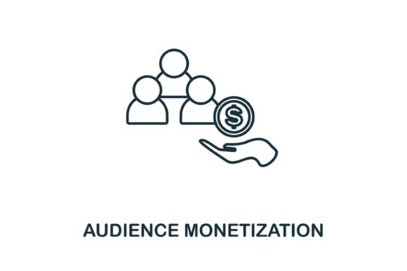 Strategic Use of Audience Monetization Icon for Enhanced Marketing and Branding
