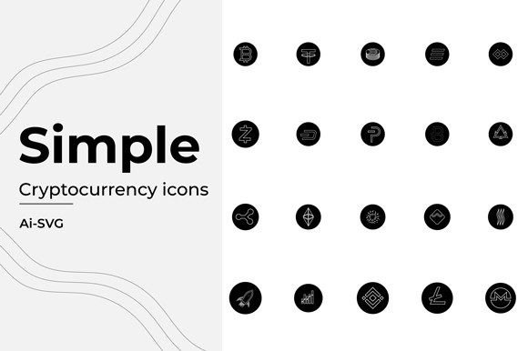Stylish Icons for Modern Crypto Projects