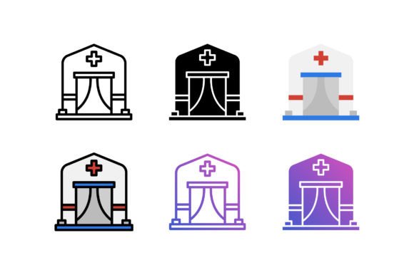 Unlock Creativity with Medical Tent Icons