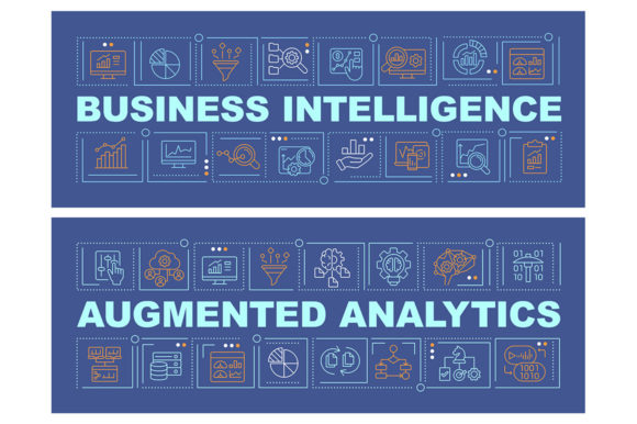 Unlocking Strategic Insights with Business Analytics Word Concepts Banners